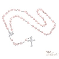 Pink Pearls Rosary beads 